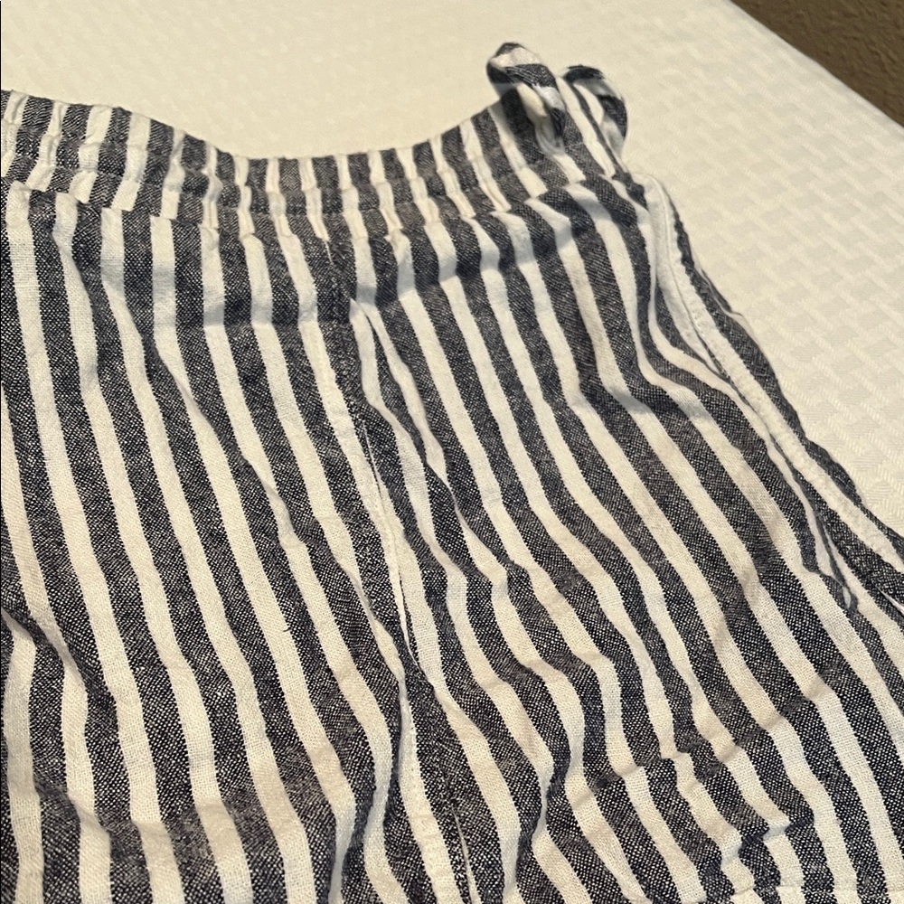 Striped Blue and White shorts